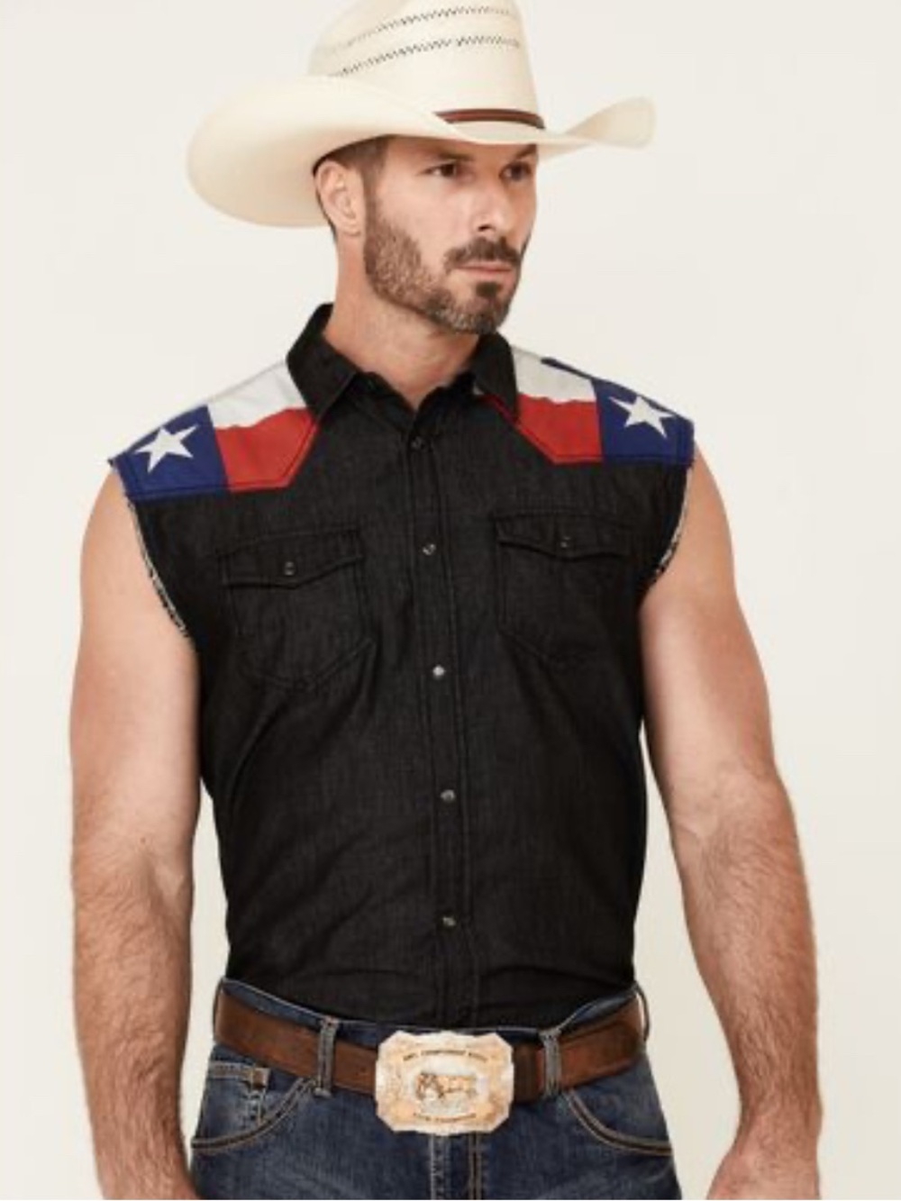 Cody James Mexico Flag Bubba Western Vest